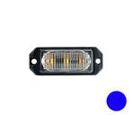 LED flitser 3-voudig ultra flat Blauw, Ophalen of Verzenden, Nieuw