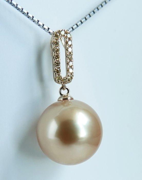 Hanger 18 kt. Geelgoud - 24K verzadiging - Gouden Zuidzee, Sieraden, Tassen en Uiterlijk, Antieke sieraden