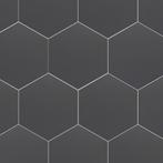 Vloertegel / wandtegel hexagon coimbra zwart 17,5x20, Nieuw, Keramiek, Ophalen of Verzenden, Vloertegels