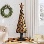 vidaXL Kerstboom met standaard Bruin 150 cm Massief teakhout, Diversen, Kerst, Verzenden, Nieuw