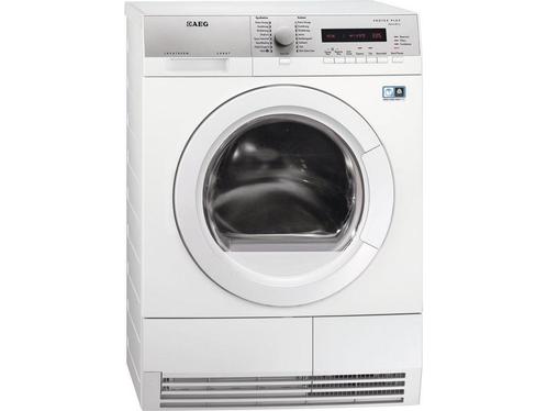 AEG T76488IH2 - Condensdroger - ProTex Plus 8 kg A+ - Wit, Huis en Inrichting, Woonaccessoires | Overige, Zo goed als nieuw, Verzenden