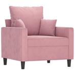 Fauteuil 60 cm fluweel roze (Interieur, Voor in Huis), Verzenden, Nieuw