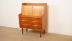 Vintage secretaire | Teak | 114 cm, Huis en Inrichting, Kasten | Secretaires, Ophalen of Verzenden, Nieuw