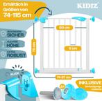 KIDIZ® Traphekje zonder boren - Veiligheidshekje - 74-87cm -, Verzenden, Nieuw