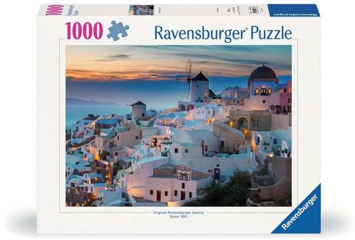 Avond in Santorini Puzzel (1000 stukjes) | Ravensburger -, Hobby en Vrije tijd, Denksport en Puzzels, Nieuw, Verzenden