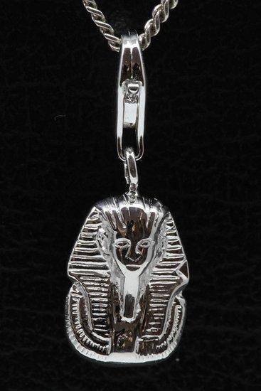Zilveren Farao hanger en/of bedel, Sieraden, Tassen en Uiterlijk, Bedels, Verzenden