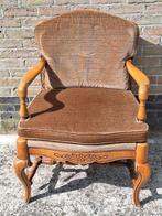 Stoel - Hout, Fluweel, Antiek en Kunst