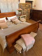 Stijlvol landelijk houten bed met latte bodem, Ophalen