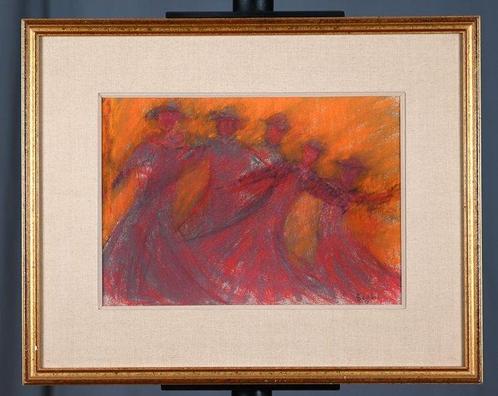 Lyne Seybel (1919-2009) - La farandole, Antiek en Kunst, Kunst | Schilderijen | Klassiek