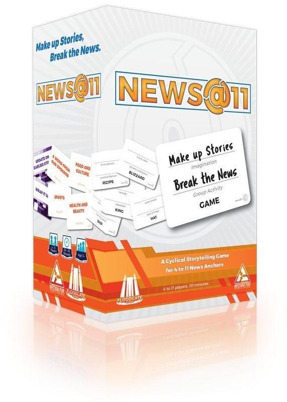 News @11 - Partygame | Floodgate Games - Gezelschapsspellen, Hobby en Vrije tijd, Gezelschapsspellen | Bordspellen, Nieuw, Verzenden