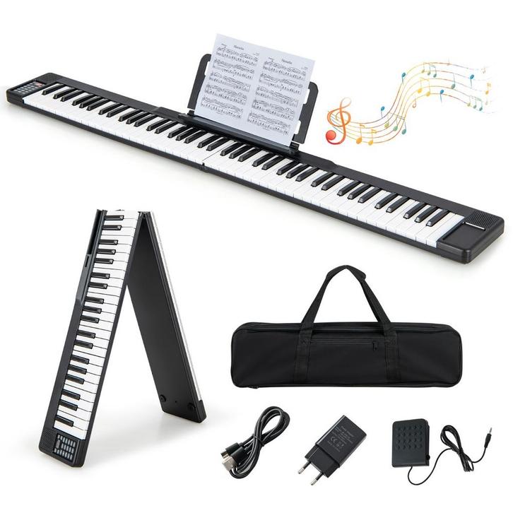 LIVSK Opvouwbaar Elektronisch Keyboard - 88 Gevoelige Toetse, Muziek en Instrumenten, Keyboards, Nieuw, Verzenden