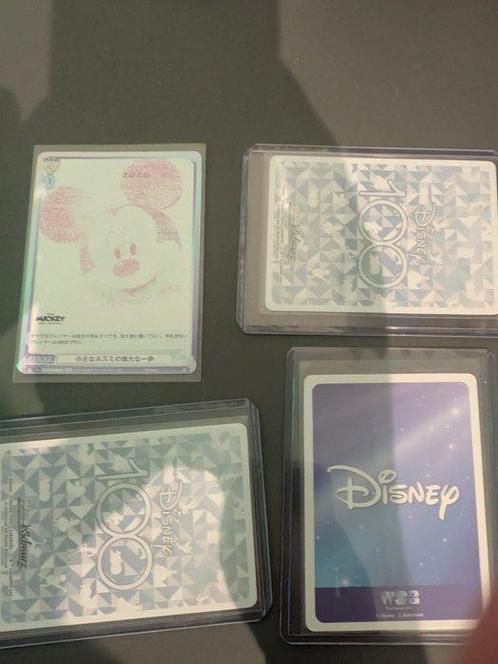 Disney - 4 Card - Disney - Mickey Mouse - Disney 100, Verzamelen, Overige Verzamelen
