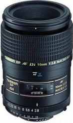 Tamron SP AF 90 mm F2.8 Di Macro 1:1 55 mm filter (geschikt, Verzenden, Zo goed als nieuw, Macrolens
