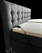 AKTIE Luxe Elektrisch Verstelbare Boxspring 160x200, 180x200, Nieuw, Grijs, 180 cm, Ophalen of Verzenden