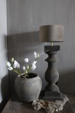 Baluster lampvoet Ruby antique grey, Ophalen of Verzenden, Nieuw