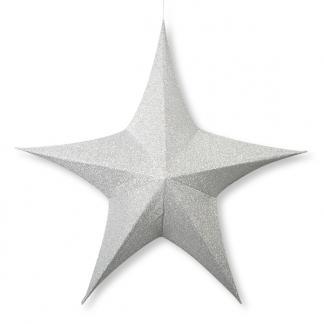 Kerstster | Ø 180 cm (5-punts, Binnen, Zilver), Diversen, Kerst, Nieuw, Verzenden