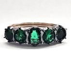 Zonder minimumprijs - Ring - 9 kt. Geel goud, Zilver -, Nieuw