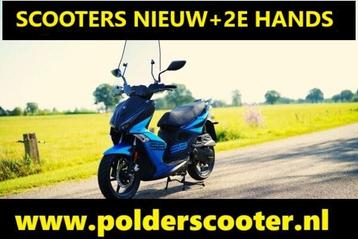 Ruim 50 X 2e hands scooters vanaf €750,- + Garantie + NIEUW beschikbaar voor biedingen