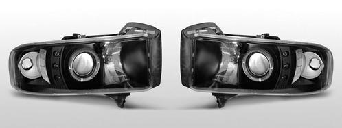 Koplampen Angel Eyes | Dodge Ram 1994-2001 | zwart, Auto-onderdelen, Verlichting, Nieuw, Dodge, Verzenden
