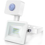 LED Bouwlamp 10 Watt met Sensor - LED Schijnwerper - Aigi, Nieuw, Ophalen of Verzenden, Lamp met armatuur