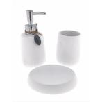 Benson 3-delige badkamerset - wit - keramiek - 26 cm, Ophalen of Verzenden, Nieuw