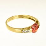 Ring - 18 karaat Geel goud Citrien - Diamant, Sieraden, Tassen en Uiterlijk, Ringen, Nieuw