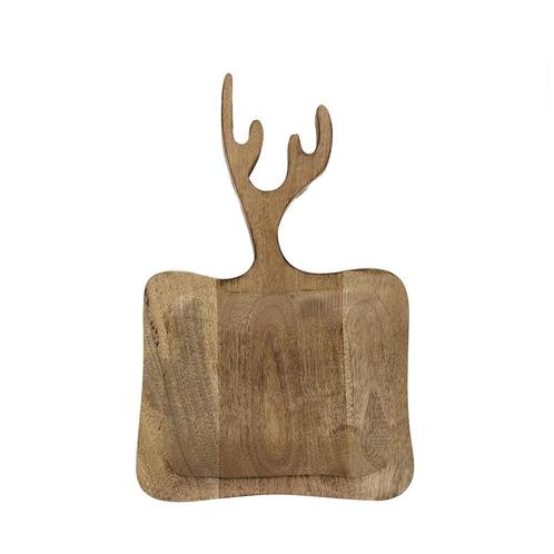 schaal/snijplank mango hout gewei 35cm, Huis en Inrichting, Woonaccessoires | Overige, Verzenden