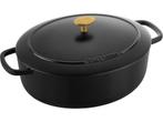 Ballarini Bellamonte braadpan ovaal 29cm - 4,5L Zwart, Huis en Inrichting, Woonaccessoires | Overige, Verzenden, Zo goed als nieuw