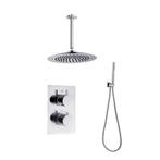 BWS Inbouw Regendouche | 20cm Stortdouche Plafonduitloop met, Ophalen of Verzenden, Nieuw, Chroom, Kraan