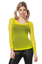 Visnet Shirt Lange Mouwen Geel 38, Kleding | Dames, Verzenden, Nieuw