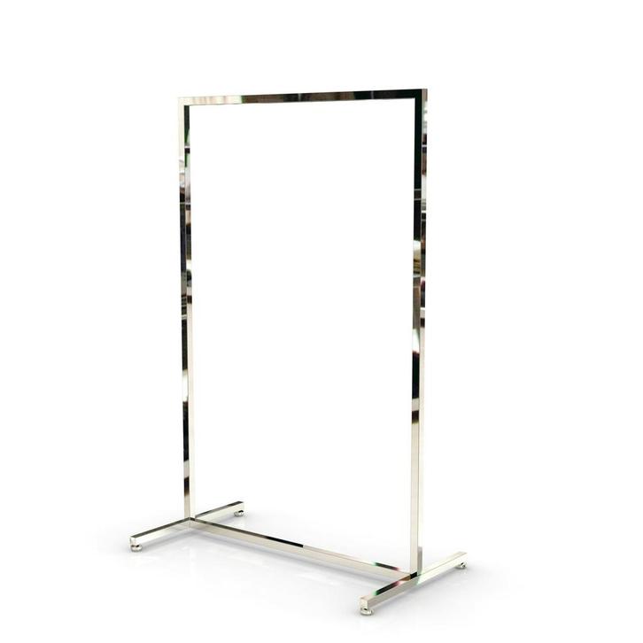 *TIP*  Solo Hoog model chroom Italiaans design kledingrek 90, Huis en Inrichting, Overige Huis en Inrichting, Ophalen of Verzenden