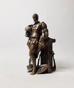 sculptuur, Bernard Palissy in his workshop - 27 cm - Brons