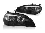 Xenon koplamp units LED Angel Eyes Black geschikt voor BMW, Auto-onderdelen, Nieuw, BMW, Verzenden