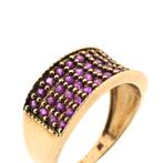 9 Krt. ring met robijn (dames sieraden, dames ring), Sieraden, Tassen en Uiterlijk, Antieke sieraden, Ophalen of Verzenden, Goud