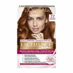 3x L'Oréal Excellence Crème Permanente Crèmekleuring 7.7 Hon, Nieuw, Verzenden