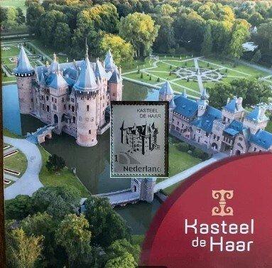 Nederland - 5 x zilveren postzegel in passe-partout omslag, Postzegels en Munten, Postzegels | Nederland