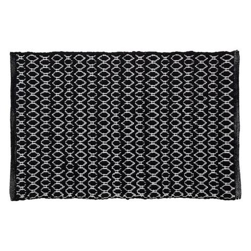 Badmat Sealskin Boho 60x90 cm Polyester / Katoen Zwart, Doe-het-zelf en Verbouw, Sanitair, Ophalen of Verzenden