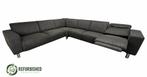 Refurbished 6-zits hoekbank donkergrijs 6 mnd garantie!, Huis en Inrichting, Gebruikt, Hoekbank, 300 cm of meer, Vierpersoons of meer