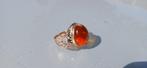 Ring 583 Gerotst gold Barnsteen - Sovjetster Punze, Sieraden, Tassen en Uiterlijk, Ringen, Nieuw