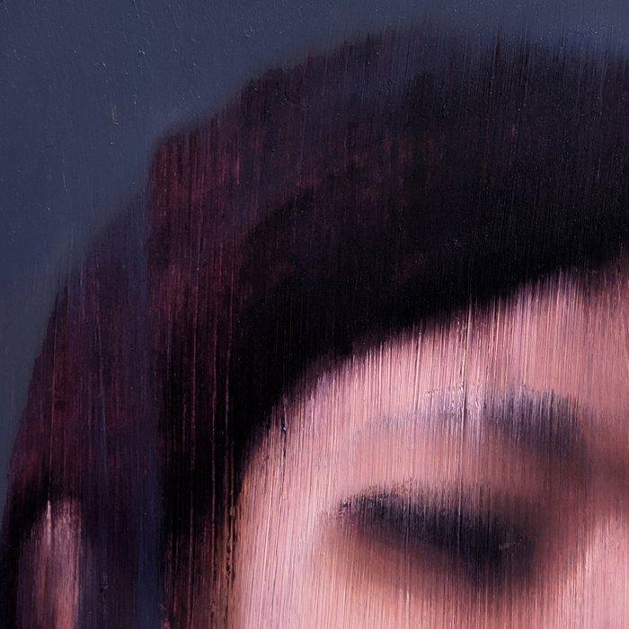 Matt Lambert - Face study #67, Antiek en Kunst, Kunst | Schilderijen | Modern