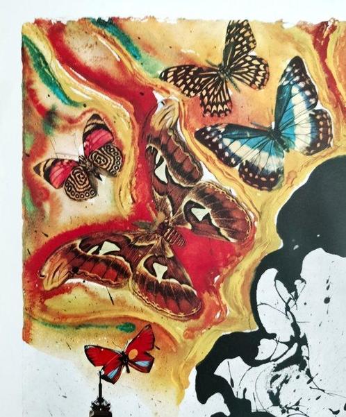 Salvador Dali - Paris - Chemins de Fer Français - Jaren 1960, Antiek en Kunst, Kunst | Tekeningen en Foto's