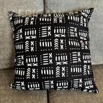 Afrikaans kussen | Zwarte Bogolan / Mud cloth - Sierkussen 4, Ophalen of Verzenden, Nieuw
