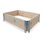 IvoQ Kweekbak Hout 80x60x20 cm, Tuin en Terras, Bloembakken en Plantenbakken, Verzenden, Nieuw