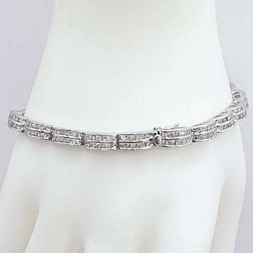 Zonder Minimumprijs - Armband - 18 karaat Platina, Witgoud -, Sieraden, Tassen en Uiterlijk, Armbanden