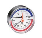 Watts mano-thermometer, TIM 63, 0 - 4 bar / 0 - 120°C, Doe-het-zelf en Verbouw, Meetapparatuur, Verzenden, Nieuw