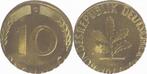 Duitsland 10 Pfennig 1966g auf 5 Pfennig Rohling bfr/st, Verzenden