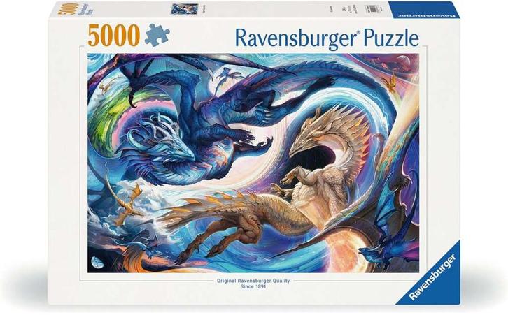 Groot vliegerfestival bij Dag en Nacht Puzzel (5000 stukjes), Hobby en Vrije tijd, Denksport en Puzzels, Nieuw, Verzenden