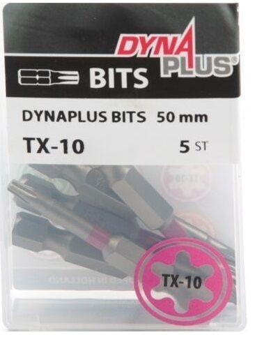 Dynaplus schroefbit TX10 50mm - 10 stuks, Doe-het-zelf en Verbouw, Gereedschap | Handgereedschap, Nieuw, Verzenden