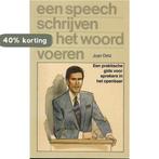 Speech schryven en het woord voeren 9789061205067 Joan Detz, Boeken, Verzenden, Gelezen, Joan Detz