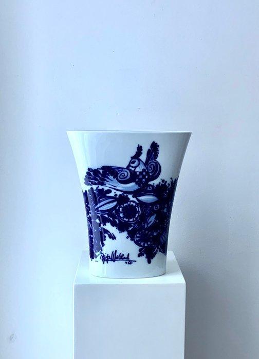 Rosenthal - Bjørn Wiinblad - Vaas - Blauwe Vogel - Porselein, Antiek en Kunst, Antiek | Glas en Kristal
